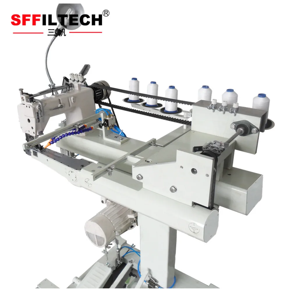 Высокоэффективная швейная машина с тремя иглами для фильтрующего пакета