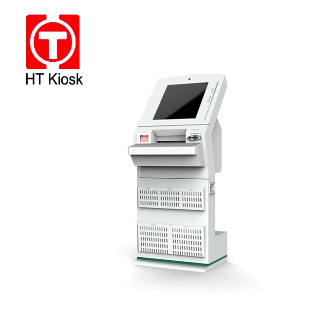 21.5 inch touch screen monitor High way Interactive Kiosk Traffic ticket vending machine self service terminal