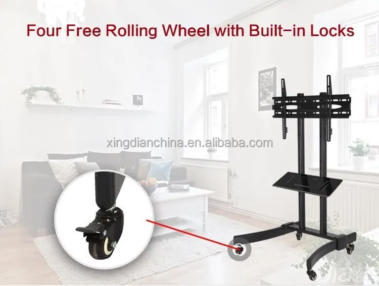 Дешевые TВ движимого ТЕЛЕВИЗОР стенд напольная подставка для тв