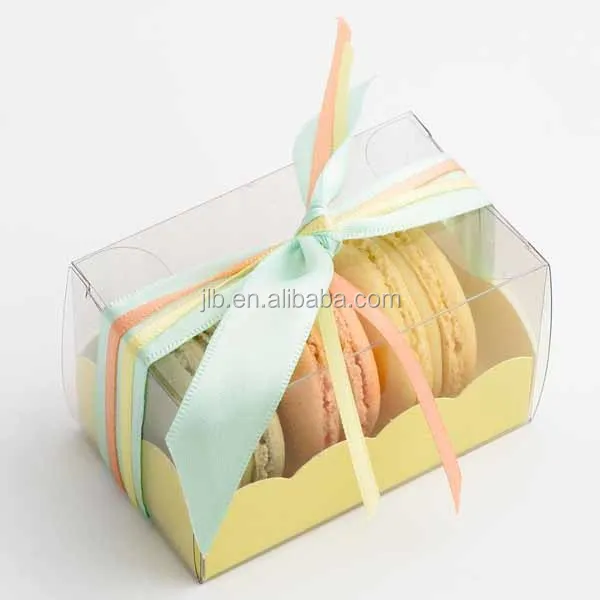 2020 plastic box for macarons/clear plastic macarons box/plastic gift box