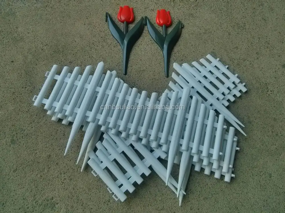 
plastic garden border fence 