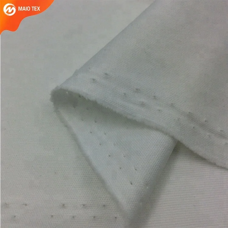 
circular knitting pes polyester knitted wicking interlock fabric for interlining 