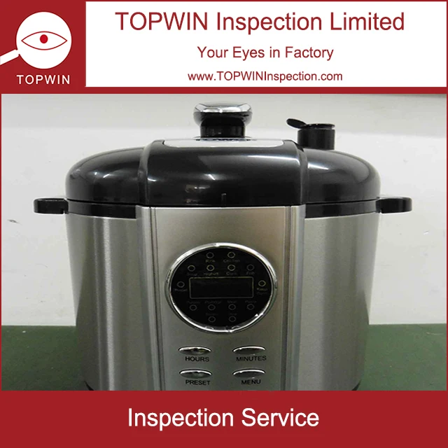 6L Digital Pressure Cooker Stainless Steel Inspection Service Agencies Available