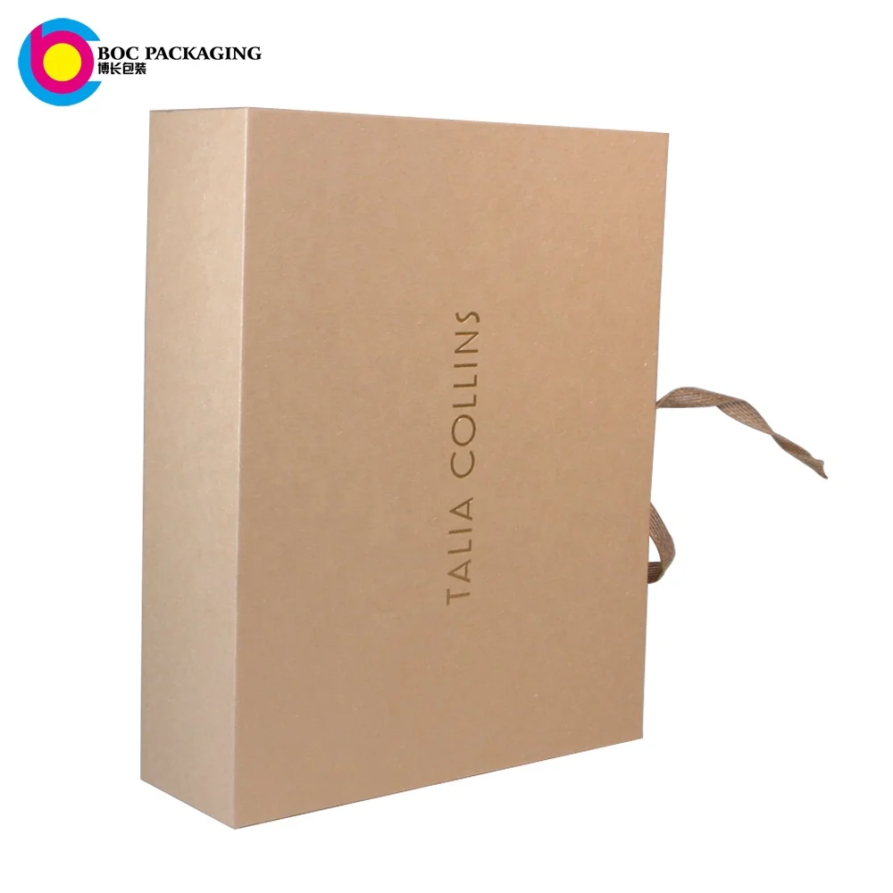 Vanilla kraft special paper gift box