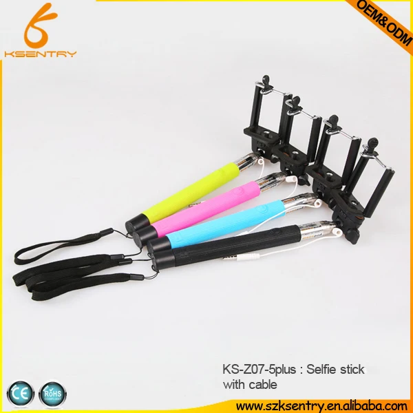 кабели принять полюс, проводной selfie палку, монопод, для мобильных телефонов, телефона, цифровые камеры