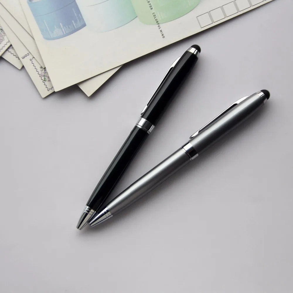 Hot Selling Elegant Twist Custom Metal Touch Ball Pen With Stylus Tablet Pen