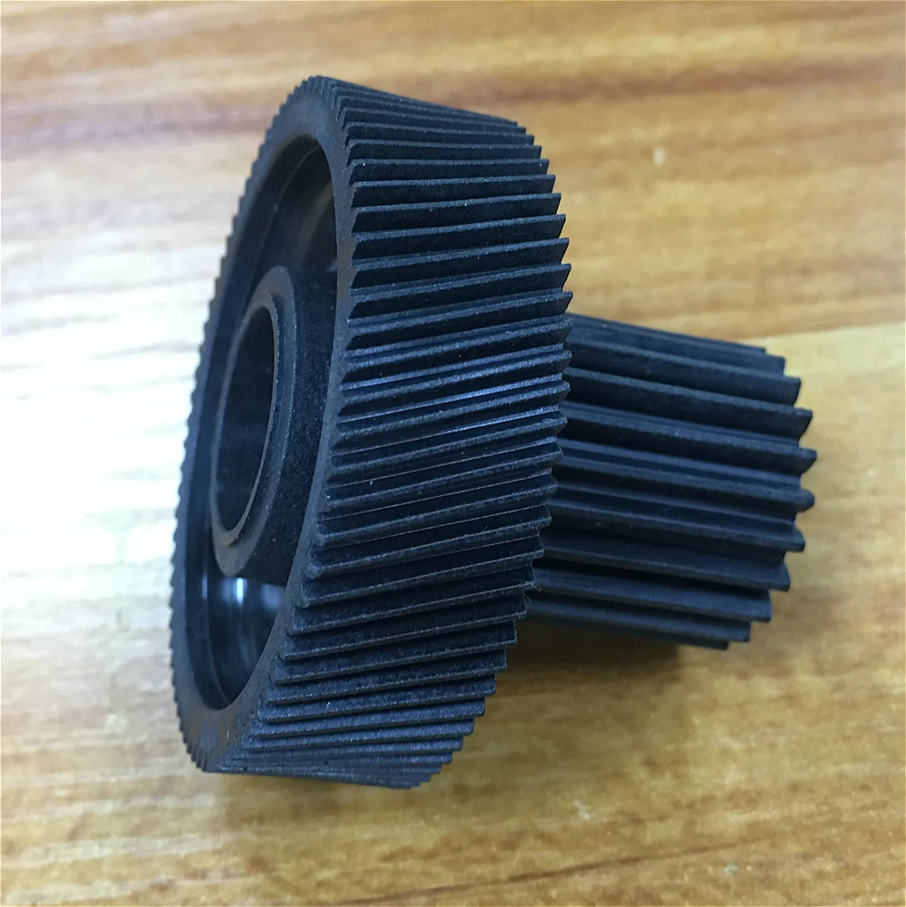 high custom double spur helical plastic gear wheel for gear box motor