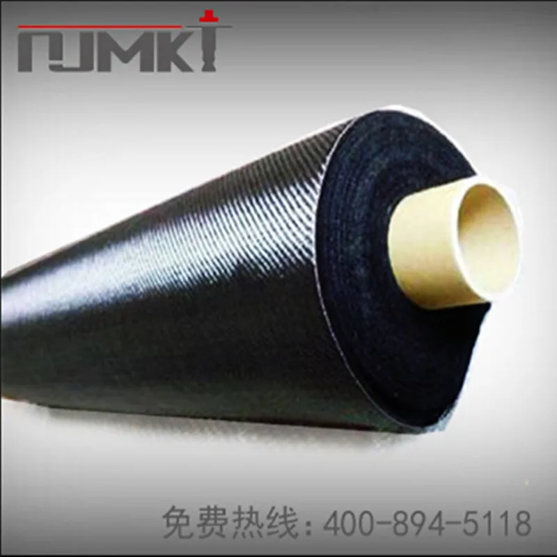 Carbon fiber 3k twill woven fabric 200g/m2 with low price activated High strength, with a tensile strength of over 39000 MPa,