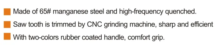 Pruning saw, trimming saw, garden pruning saw