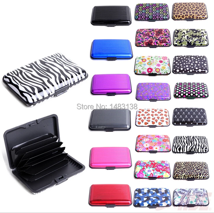 Aluminum Credit Card Holder Wallet Case Box Credit Card Protection