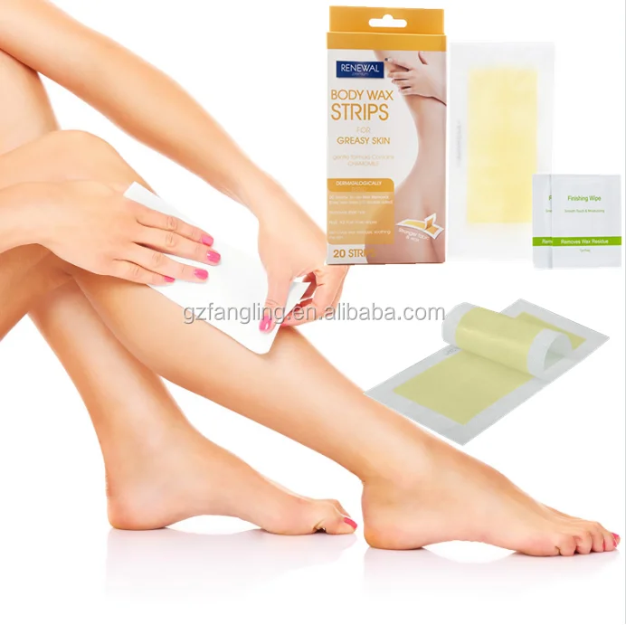 2021 OEM Hair Removal Depilatory Cold wax strips