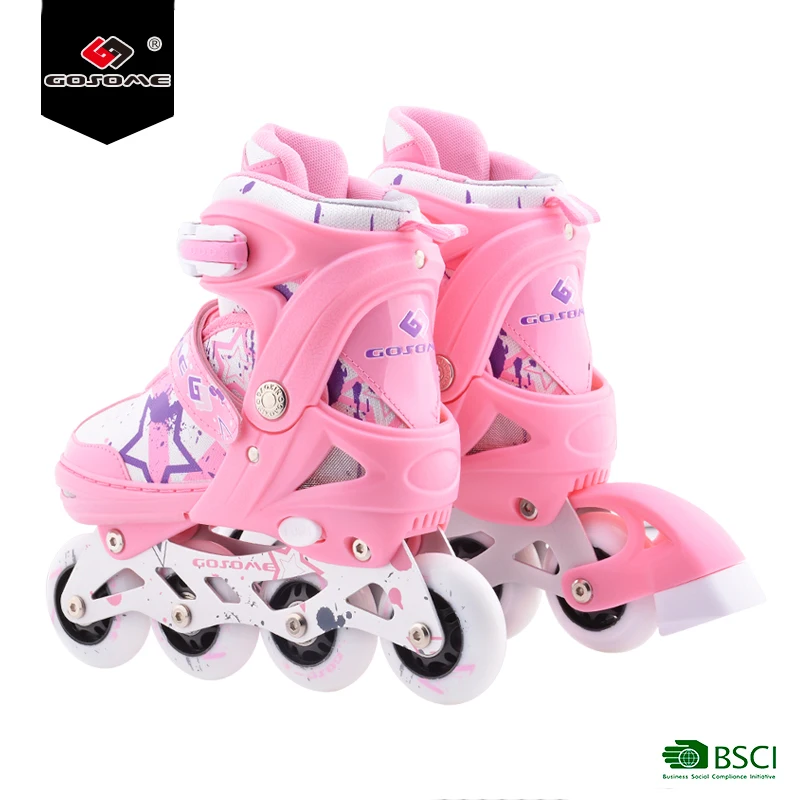 GOSOME GX-1507 inline skating roller  four wheel skates shoes for adult roller skates best price sale