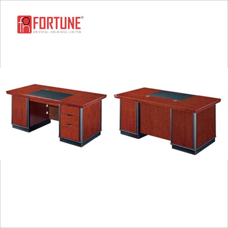 Latest model wood furniture desk/bureau/computer table(FOH-A38161)