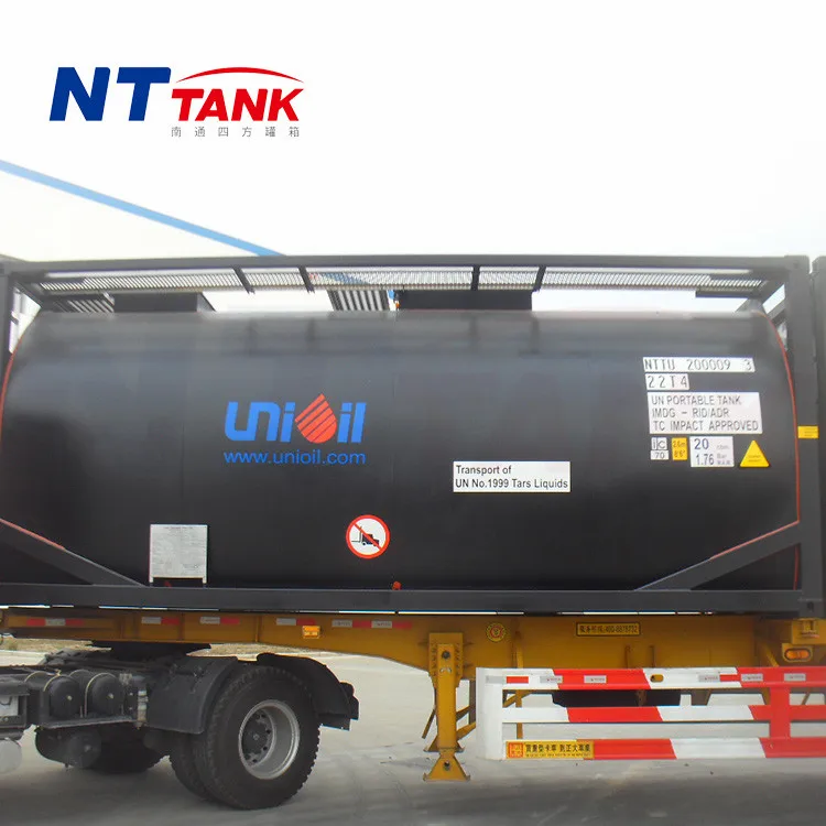 Factory direct sale ISO approved transportation bitumen tank container