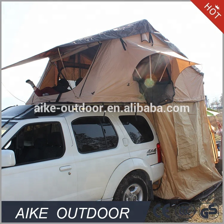 Off Road Canvas Car Roof Top Tent Camping Outdoor 4wd Roof top Pop Up Camper