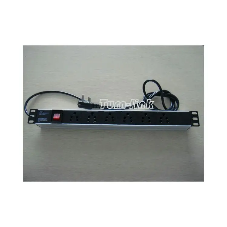 Индии типа 3 Круглый контакт 6 способ Блок Распределения Питания Гнездо