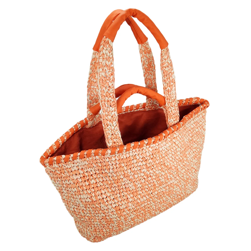 
China supplier new design OEM wicker woven basket bag 