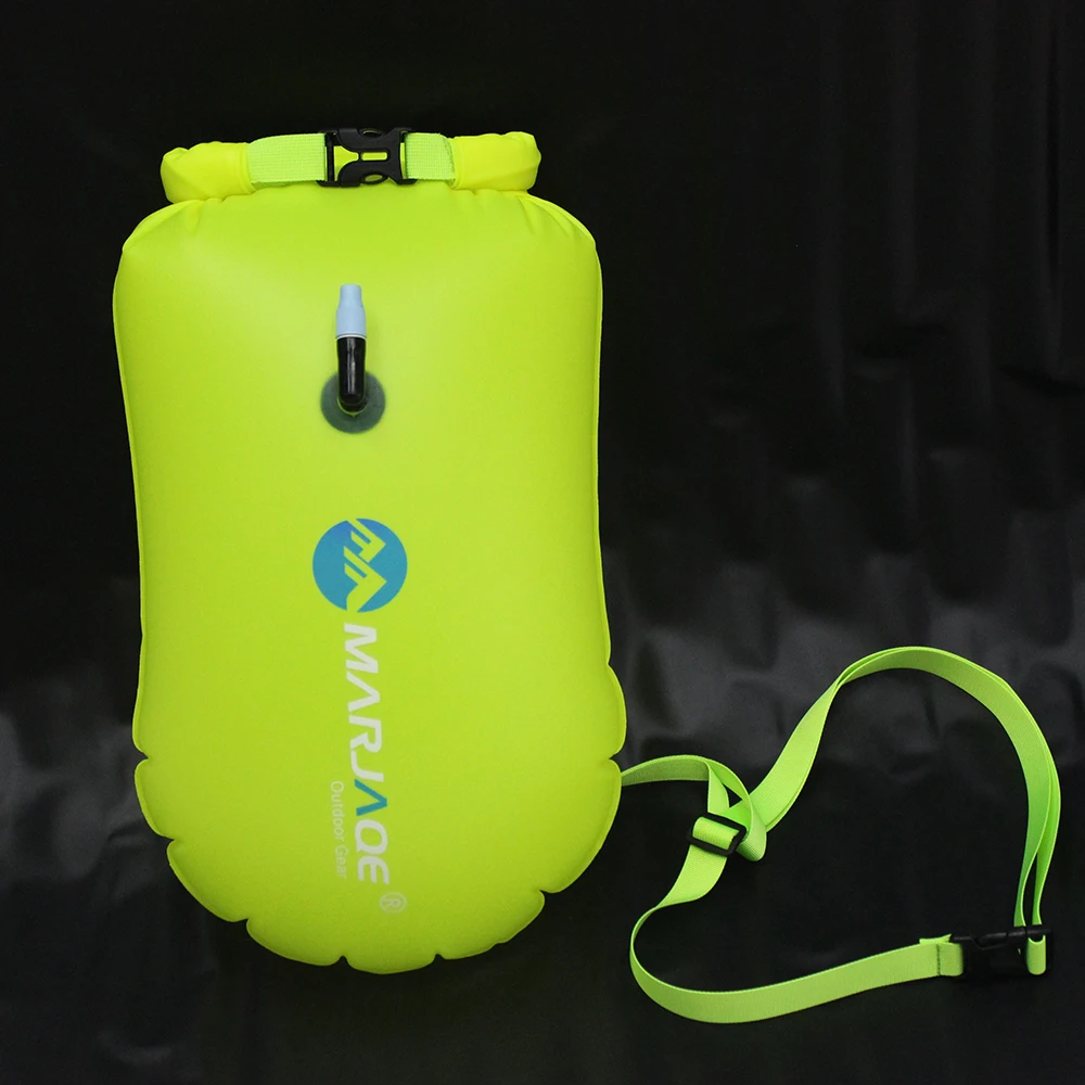 20L PVC Outdoor Waterproof Dry Bag Inflatable Storage Flotation Rafting Kayaking Drift Bag River Life-saving Swimming Buoy
