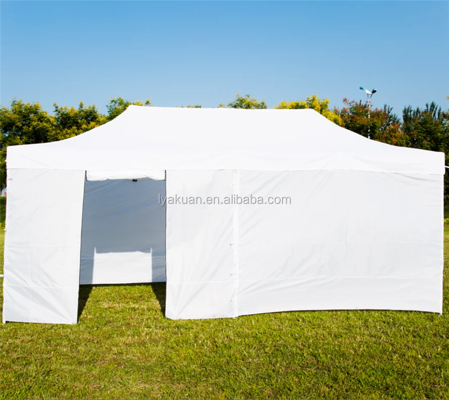3x6 outdoor pop up folding gazebo tent roof top party event tent with side fabric