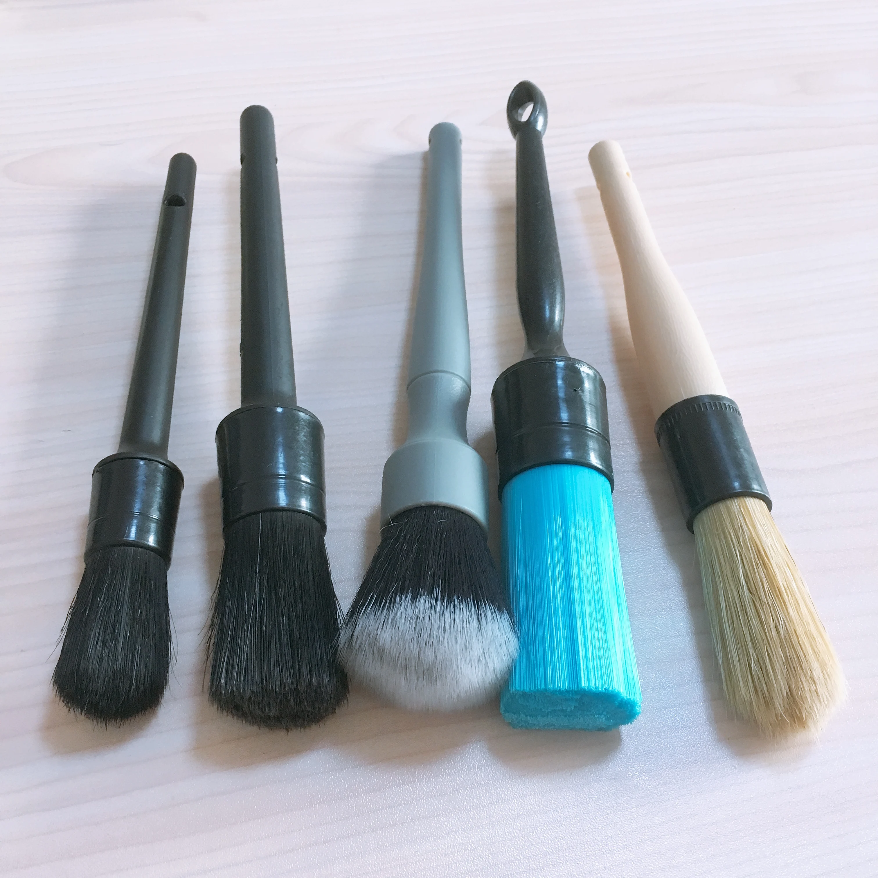 Amazon 2018 новый натуральный мягкий кабан щетины полная чистка автомобиля щетка для автомобиля и мотоцикла Стиральная инструмент