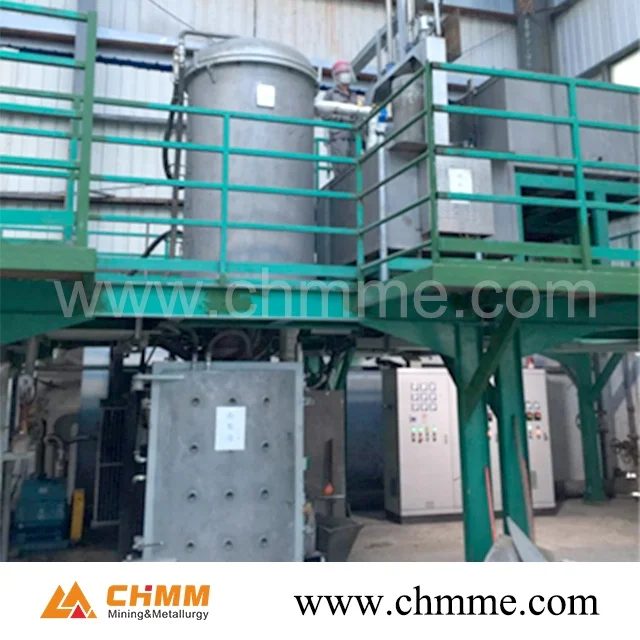 High efficiency noble Lead vacuum distillation furnace