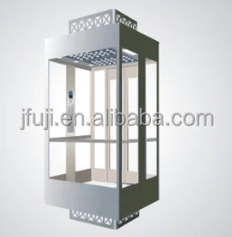 Top Quality Fuji Brand Capsule Panoramic Sightseeing External Lift Commercial Passenger Elevator For Hotel and mall