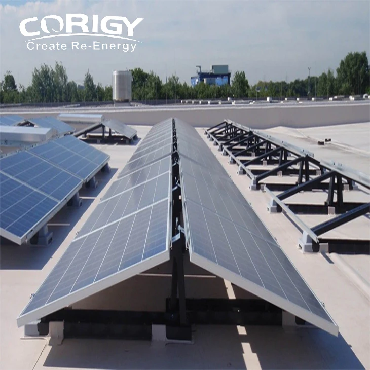 Waterproof Pv Structure System Flat Roof Portable Solar Panel Mounting