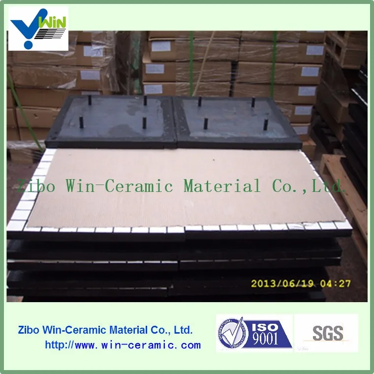 High Alumina Thick Rubber Lining for Hopper/Jester/Bin