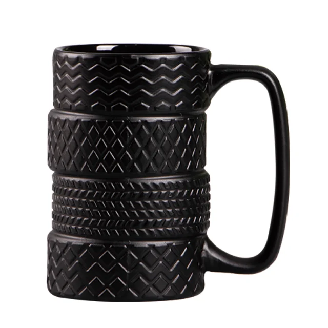 
Newest originality Automobile tire mugs ceramic cup Personalized mug for ceramic mugs 
