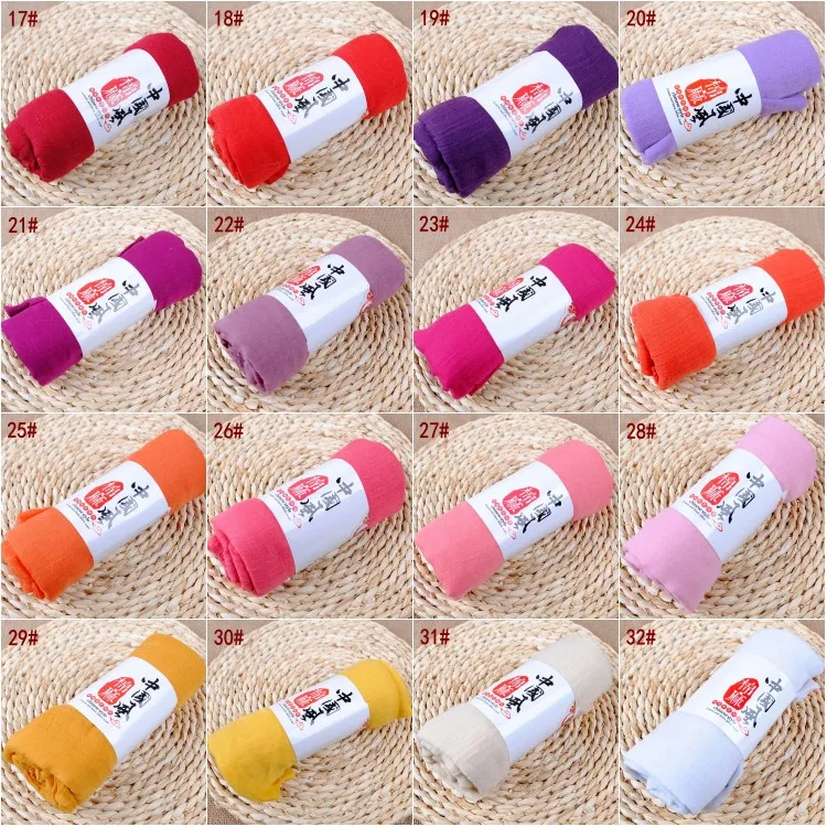 Viscose pashmina scarf wholesale fashion cotton women Large size solid color  women voile scarves super September
