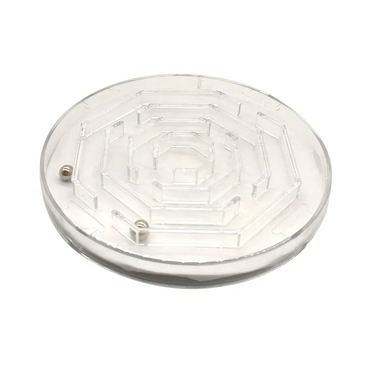 Labyrinth board game maze solitaire balance Plastic Mini Pinball customized marble brain puzzle challenging toys kids toddles