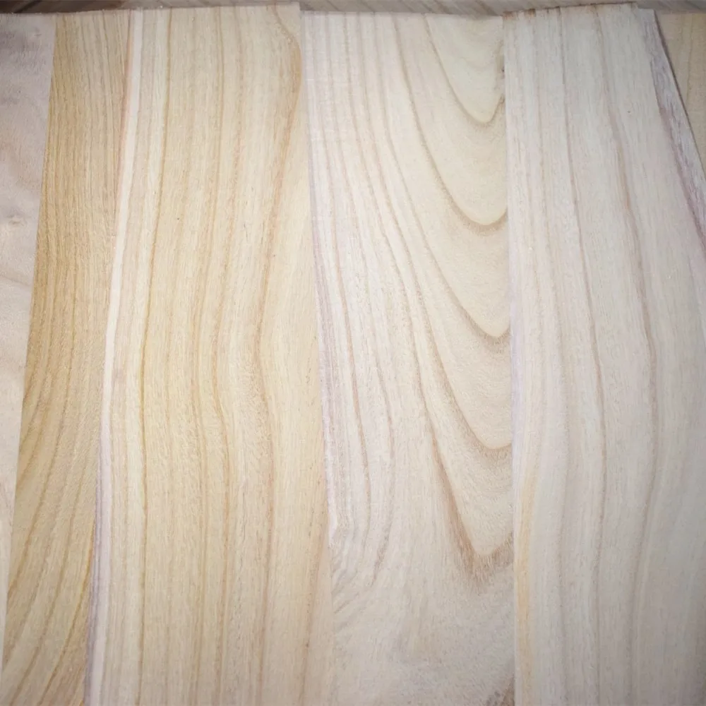 
solid wood edge glued board kiri wood paulownia furniture board 