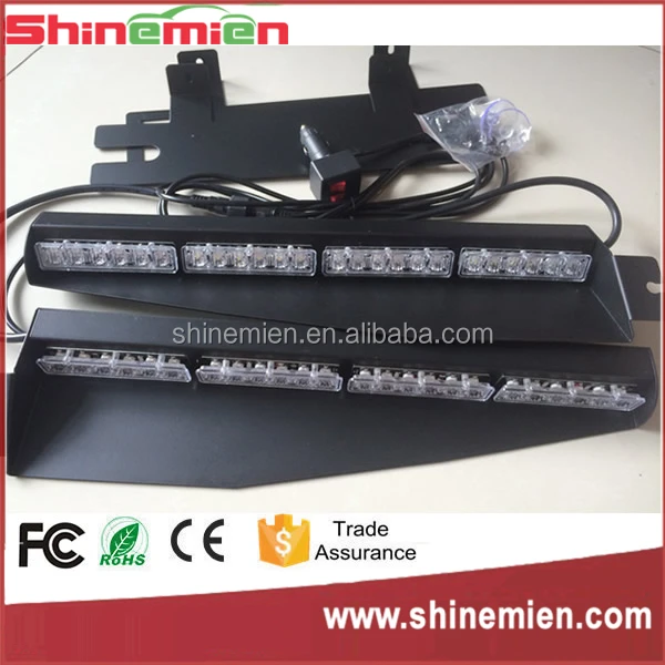 
CAR WINDSHIELD LED STROBE FLASHING LIGHT,VISOR LED FLASH STROBE LIGHT BAR 