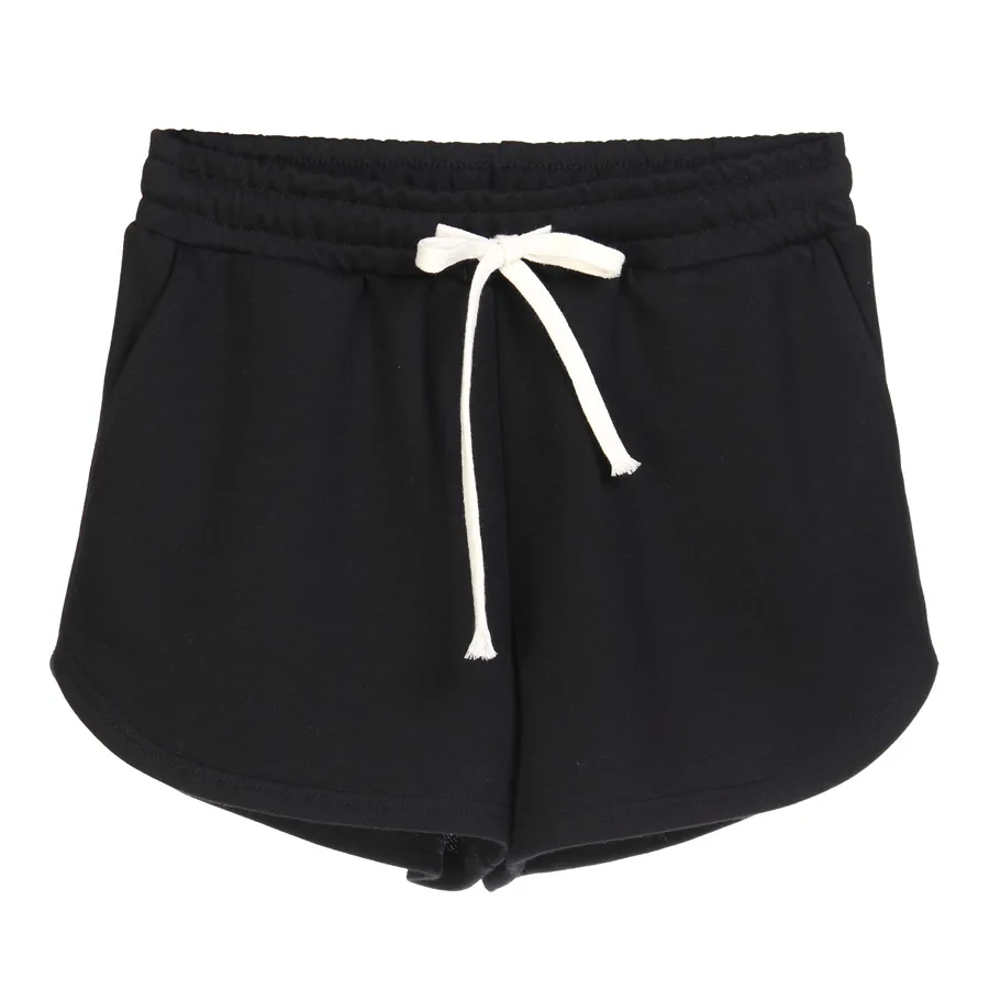 Custom logo blank plain gym women fitness girls sports shorts