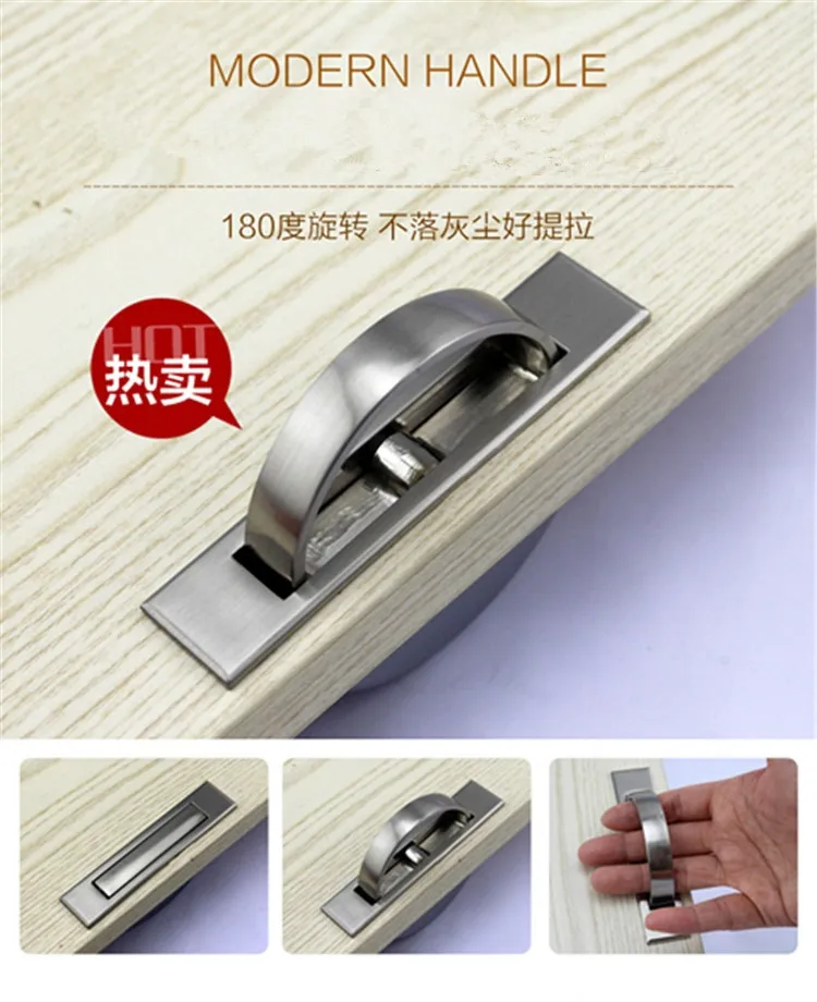 Furniture Hardware Type Cabinet Concealed Hidden Door Handle