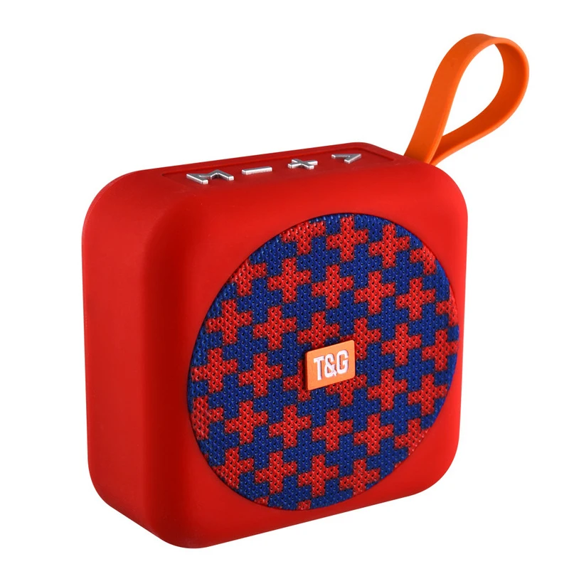 Tf Card U Disk Fabric Outdoor Speaker Portable Wireless Gift Mini Stereo Portable Speaker