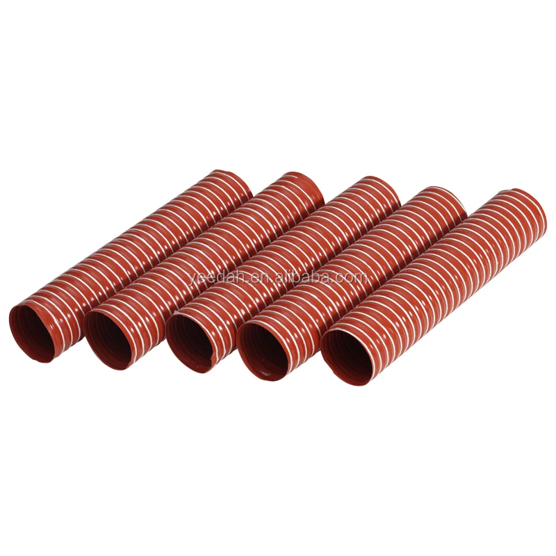 Heat resistant silicone rubber vacuum hose