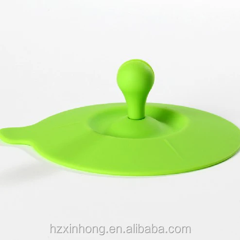 OEM design silicone drinking wine glass cover, suction cup lid