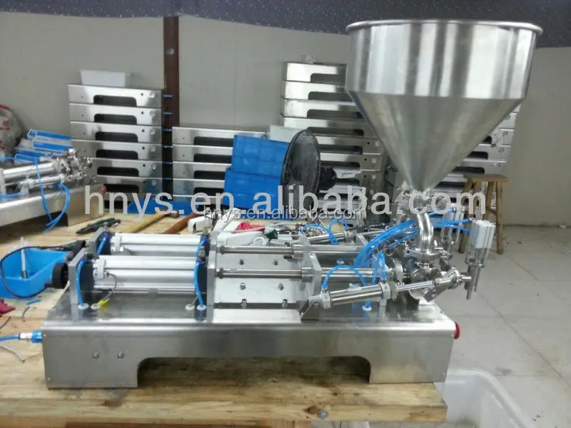 
small business honey/chili sauce /tomato sauce volumetric paste filling machine 
