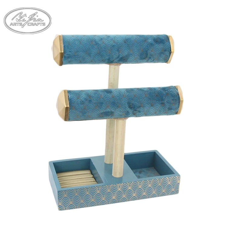 Classic design beautiful t bar bracelet jewelry display stand for ladies