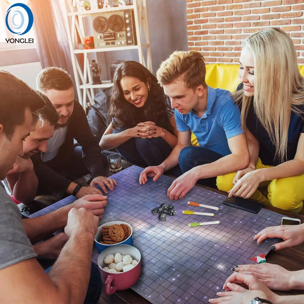 2.3-1A 1 Premium dry erase d&d battle map dungeons and dragons grid map