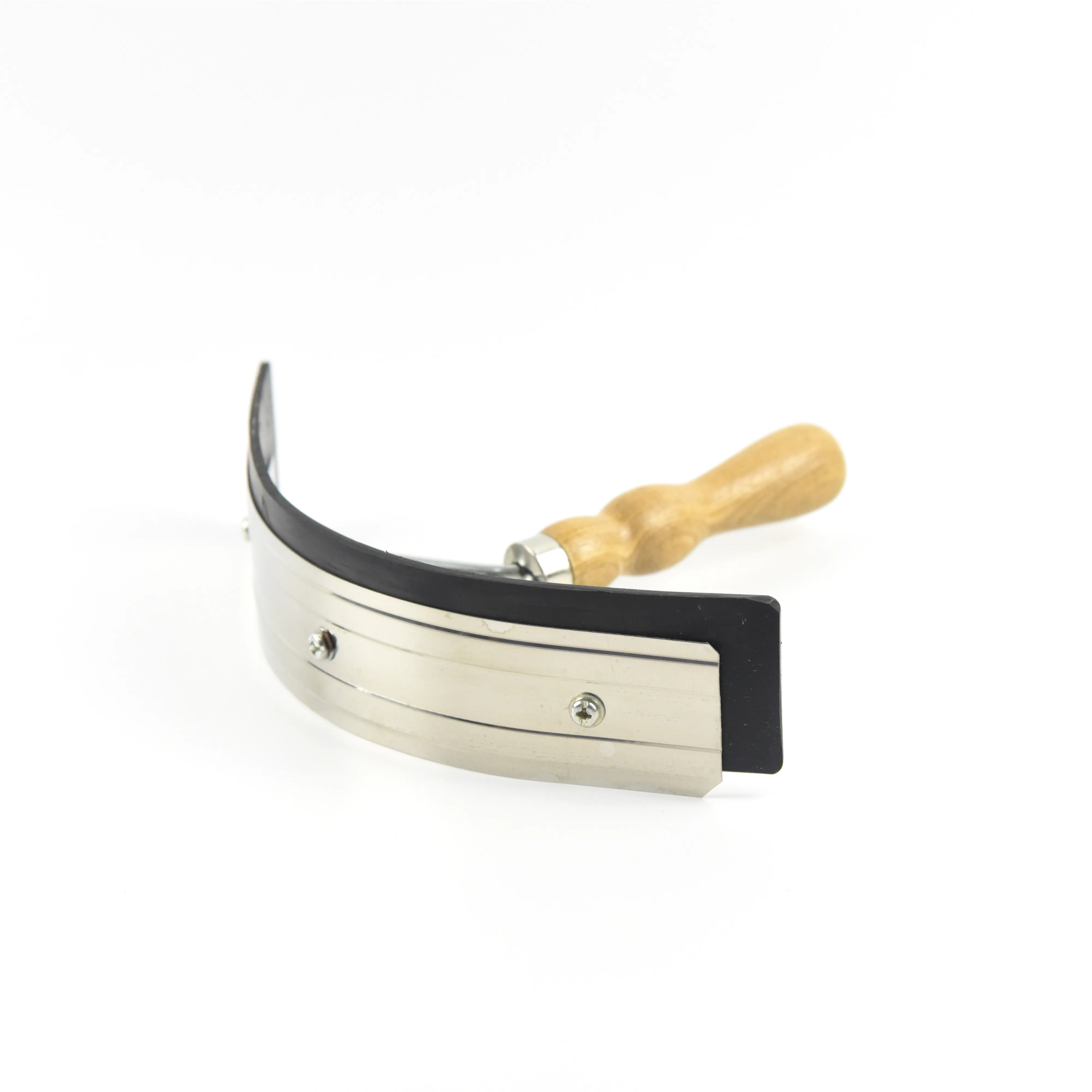 Metal Horse Sweat Scraper with Wooden Handle