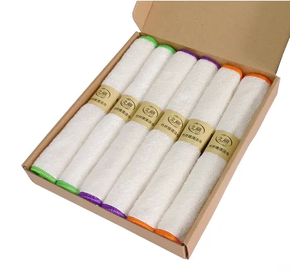
Bamboo Microfibre Cleaning Cloth for Car Kitchen Wash Wipes Cleaning Cloth 