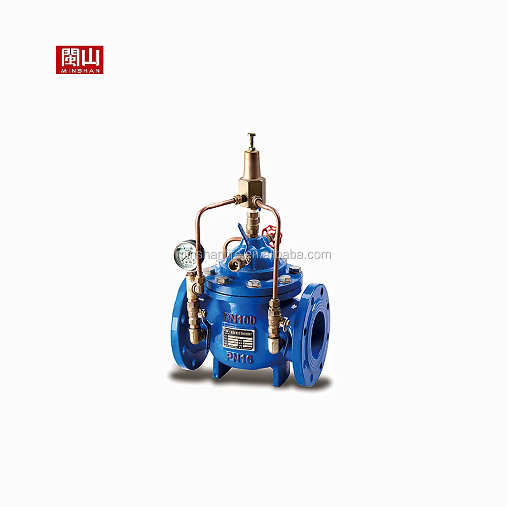 water pressure regulating differential pressure control valve
