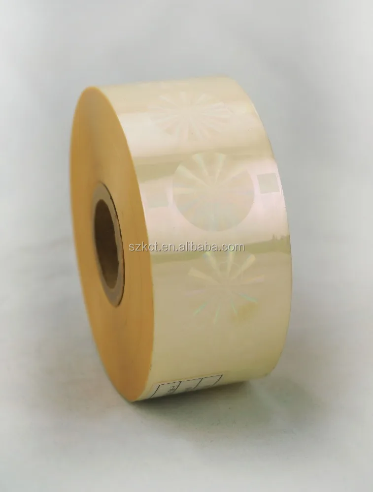 PET material Gold Hot Stamping Film for Textile Clothing T-Shirt with individual design for Wholesale