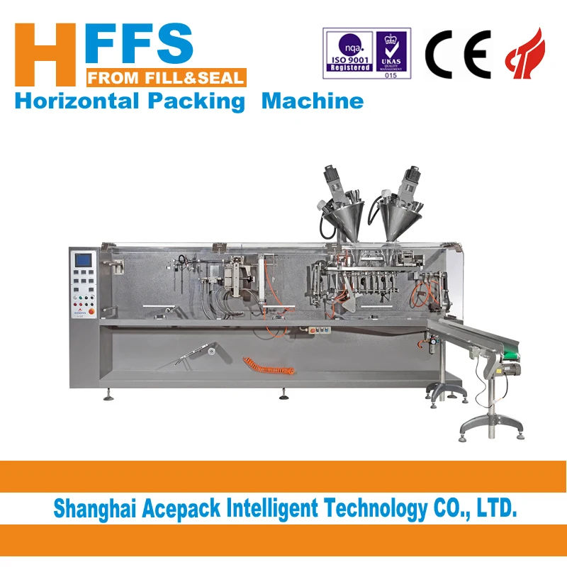 Горизонтальная Автоматическая упаковка порошок автомат для фармацевтических для пищевой