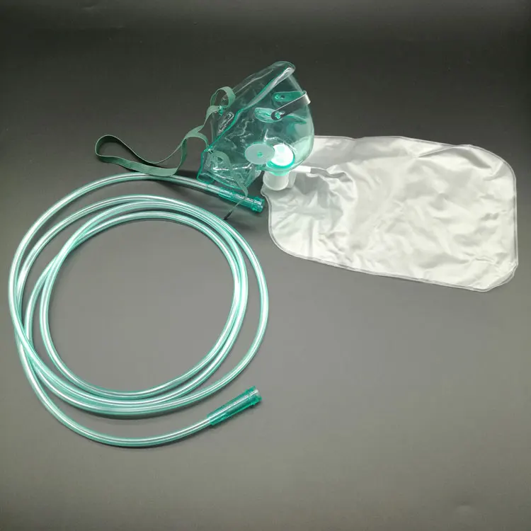 High Quality Hospital Supply Disposable Pediatric Non rebreathing oxygen mask with Reservoir Bag