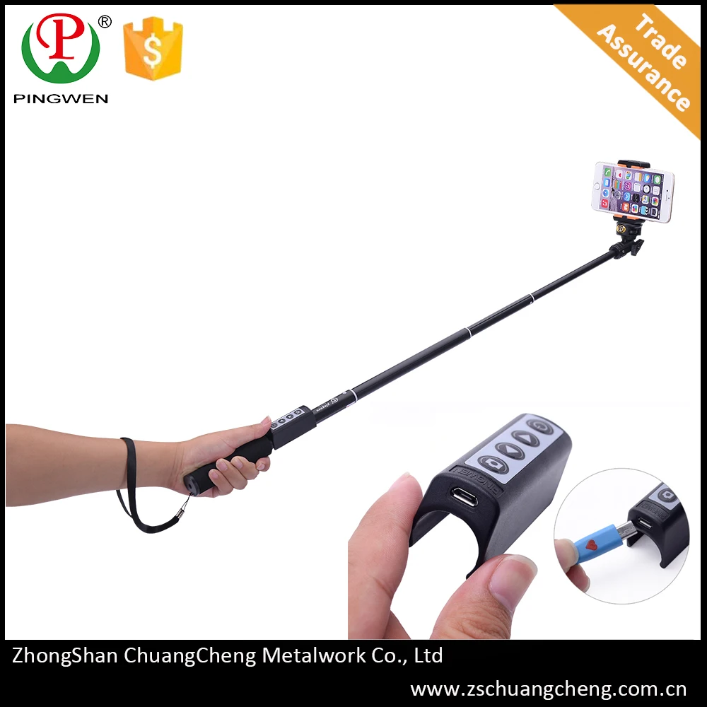
PingWen Selfie kit camera shutter shooting wireless light high quality self colourful selfie stick 