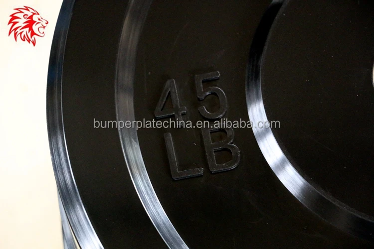 Factory Directly Supply Rubber Bumper Weightlifting Plate For Fitness Training