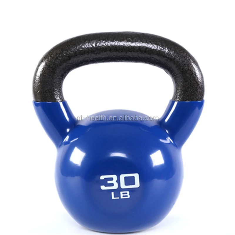 Competition painted vinyl kettlebell set